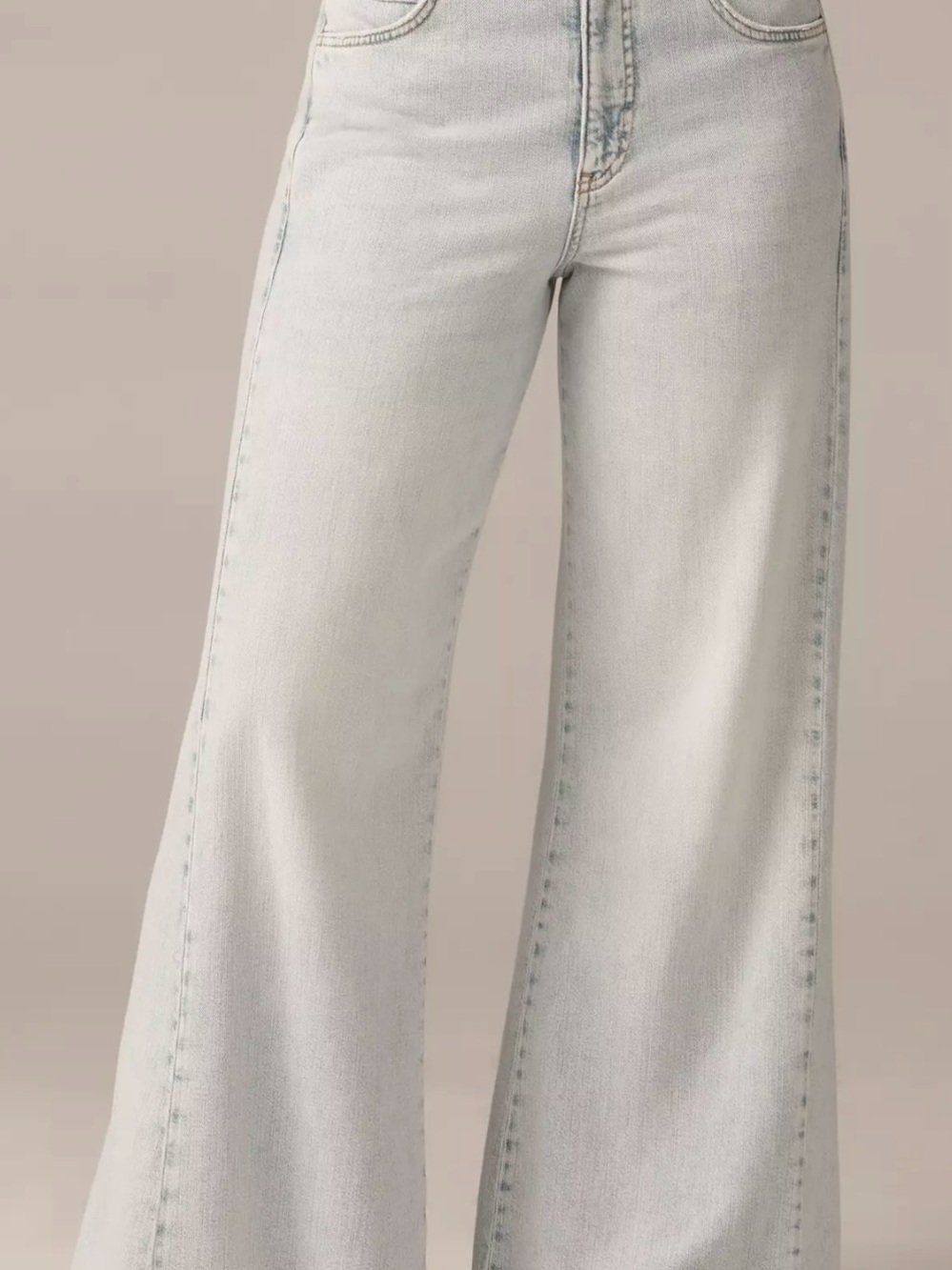 Anthropologie Light Wash Wide-Leg Jeans: SOLD OUT ONLINE